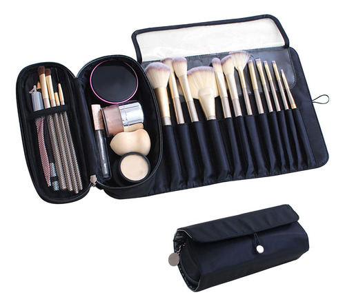 Soporte Multifuncional Para Brochas De Maquillaje De Viaje