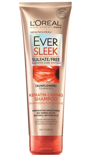 L'oreal Ever Sleek Keratin Caring Shampoo Sulfate-free