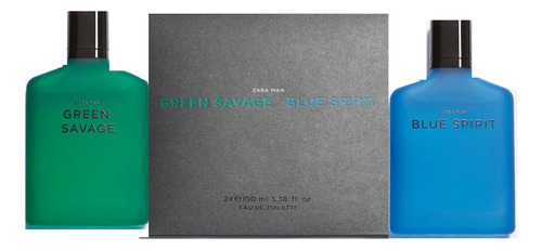 Blue Spirit 100 Ml + Green Savage 100 Ml / Zara