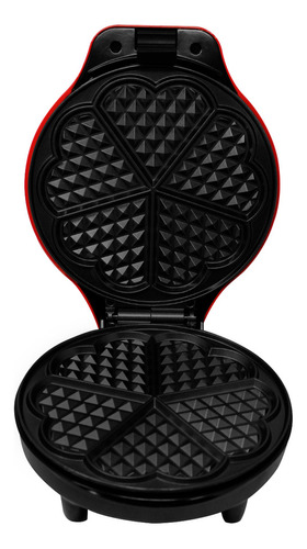 Máquina De Waffles Antiadherente Roja Decakila Kuec016w