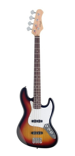 Bajo Jazz Bass Mic 2 Jb Color Sunburst Stagg B300sb