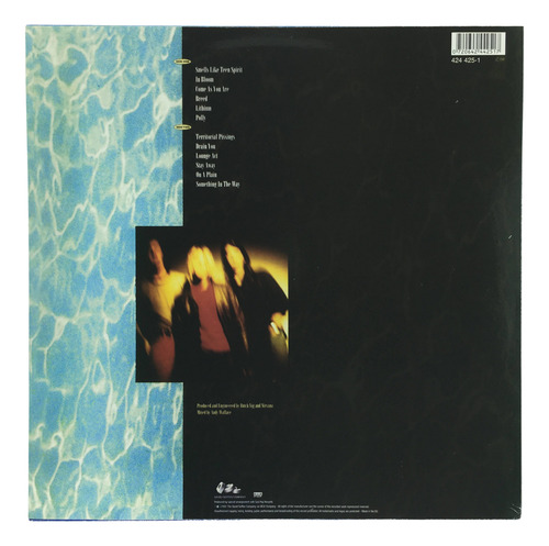 Lp Rosa Vinil Nirvana Nevermind 2012 Eu Original