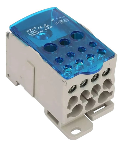 Block De Distribución Riel Din 400 Amperes 690v Ukk-400a