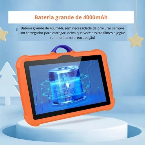 Tableta Infantil Bdf 7 De 4 Gb + 64 Gb Android 13 Con Wifi