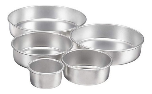 Molde Redondo De Aluminio Para Tartas, De Wilton, Variados