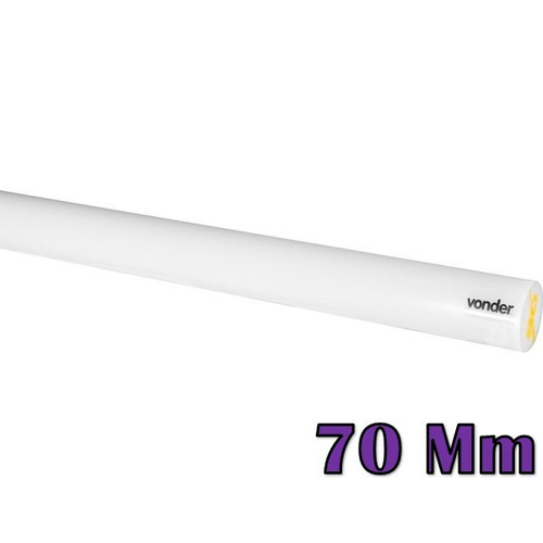 Tarugo De Nylon 70 Mm X 1 M Vonder  Pa6 Barra  Rockwell R100