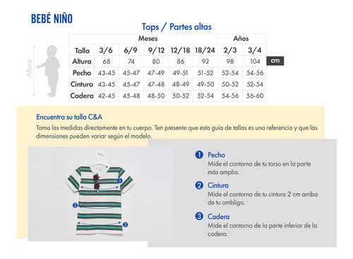 Playera Manga Larga Con Estampado De Bebé Niño C&a (3009585)