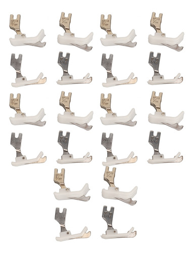 Prensador De Plástico Para Máquina De Coser, 20 Piezas, Fáci