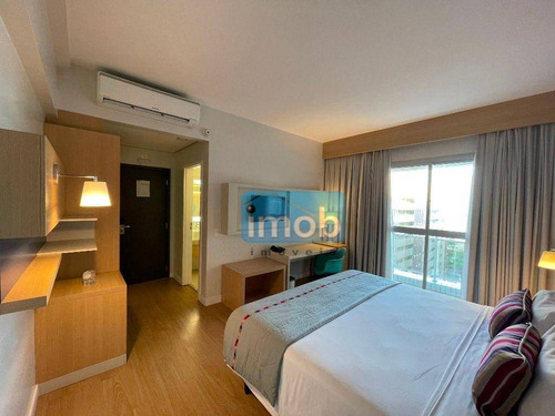 Imagem 18 de 30 de Flat Com 1 Dormitório À Venda, 34 M² Por R$ 530.000,00 - Pompéia - Santos/sp - Fl0044