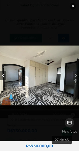 Casa Com 4 Dormitórios,sendo 2 Suítes,1 Com Hidromassagem.