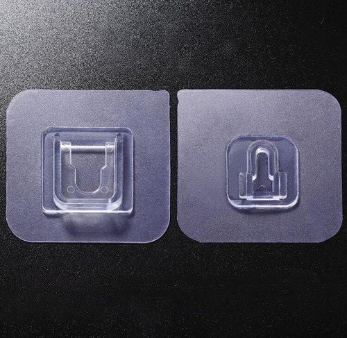 Vittak Kit 3 Suporte Parede Adesivo Gancho Pendurar Universal Multiusos Cor Transparente