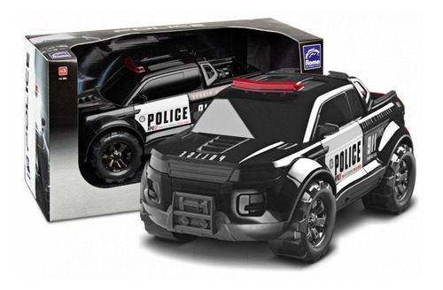 Auto Camioneta Pick Up Force Policia - Roma Brinquedos 0991