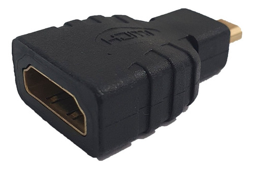 Imagem 2 de 5 de Adaptador Conector Hdmi Fêmea Para Micro Hdmi Macho