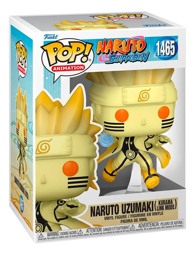 Funko Pop Naruto Uzumaki Kurama Link Mode 1465 Special Ed