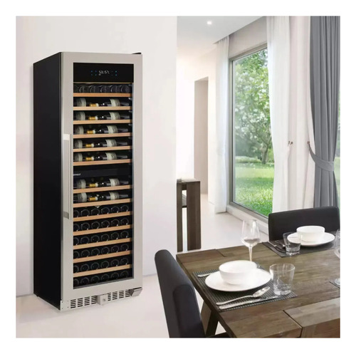 Cava Wine Enthusiast 150 Botellas Negro/inoxidable