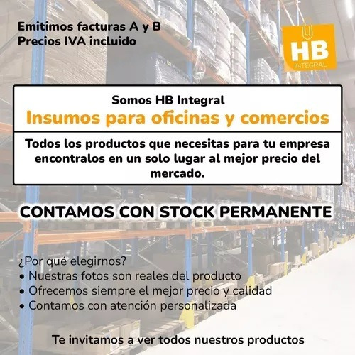 Portablock Con Clip A4 Porta Block Placa Acrilica X Unidad