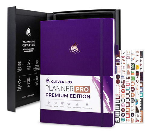 Clever Fox Planner Pro Premium Edition - Agenda Semanal Y Me