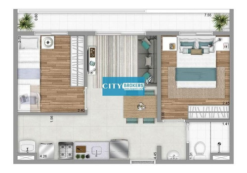 Imagem 2 de 15 de Apartamento Com 2 Dormitórios À Venda, 44 M² Por R$ 216.900,00 - Cocaia - Guarulhos/sp - Sp11