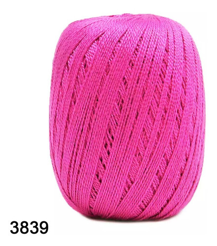 Linha Anne 250 Metros Circulo Para Crochê, Tricô E Amigurumi Cor Rosa Cítrico - 3839