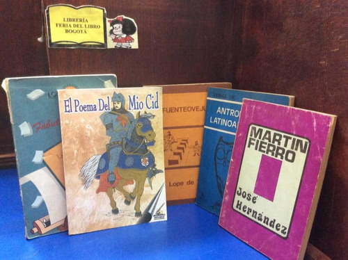 Promoción - 5 Libros - Fabulas - Mío Cid - Lope De Vega 