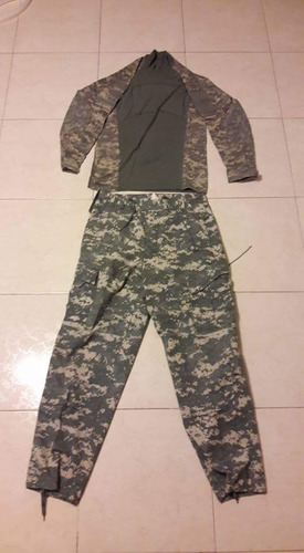 Uniforme Acu Tactico Pantalon Y Camisa De Combate Airsoft