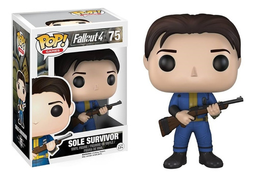 Figura Funko Pop! Games Sole Survivor 75 Fallout 4 Colección