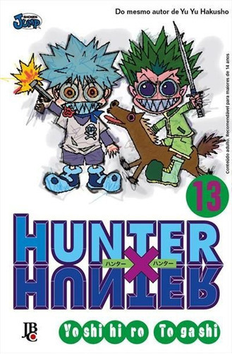 Hunter X Hunter #13 - 13ªed.(2021), De Yoshihiro Togashi. Editora Jbc, Capa Mole, Edição 13 Em Português, 2021