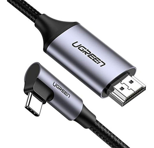 Ugreen Cable Usb C A Hdmi En Ángulo Recto 4k Usb Tipo C