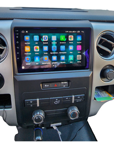 Autoestéreo Android 9 Ford F150 Raptor 08-16 Carplay Gps Map