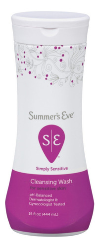 Summer's Eve Piel Sensible Al Lavado Femenino 15 Oz (paquete