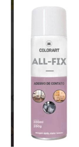Spray Cola Adesivo De Aderencia - All-fix 300ml - Colorart