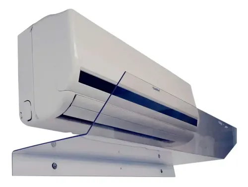 Defletor De Ar Condicionado Acrílico Cristal 90cm | Parcelamento sem juros