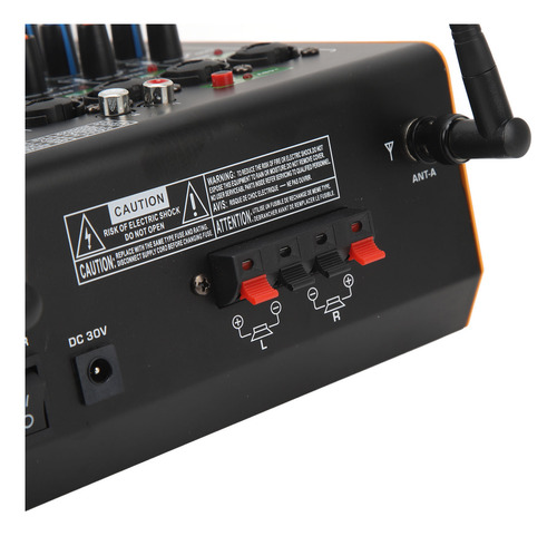 Mixer De Som De 4 Canais Sm4 Mixing Console Dual Wireless