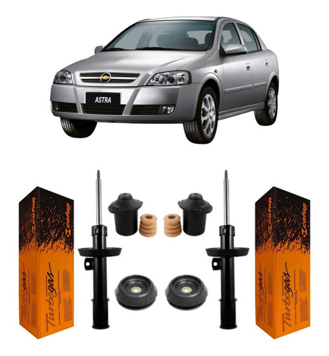 Par Amortecedor Dianteiro Cofap Astra 98 À 11 + Kit