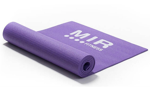 Imagen 1 de 9 de Colchoneta Mat 6 Mm Mir Fitness Yoga Pilates Pvc Sticky Matt