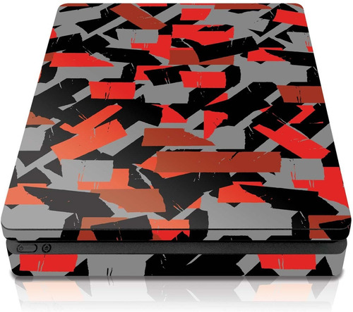 Skin Ps4 Controller Gear Ps4 Slim Console Skin - Ox Blood 