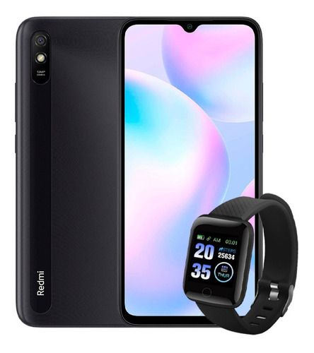 Xiaomi Redmi 9a Dual Sim 64 Gb Gris 4 Gb Ram + Smartwatch