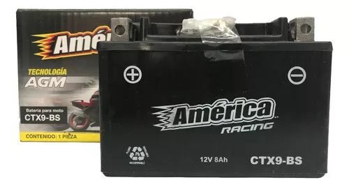 Bateria Ytx9-bs Para Motos 12 V 8 Ah