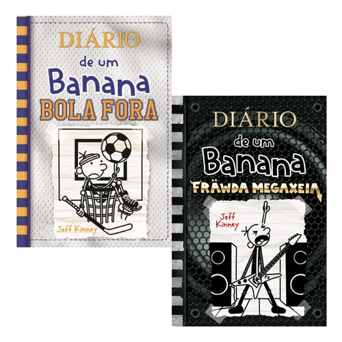 Coleção Diário De Um Banana - Vol 16 E 17: Bola Fora + Frawda Megaxeia
