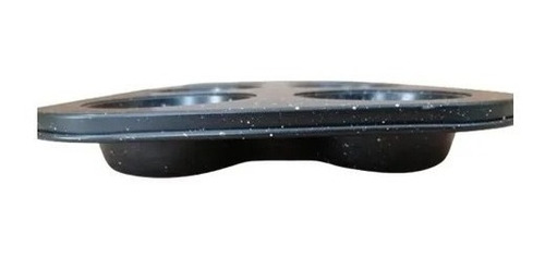 Charola Para 6 Muffins Acero Carbon Con Antiadherente