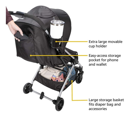 Imagen 2 de 7 de Coche Safety 1st Importado Plegable Con Una Sola Mano Nuevo