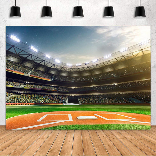 Fondo Campo Beisbol Fhzon 7 X 5 Pie Cabina Estudio Para Baby