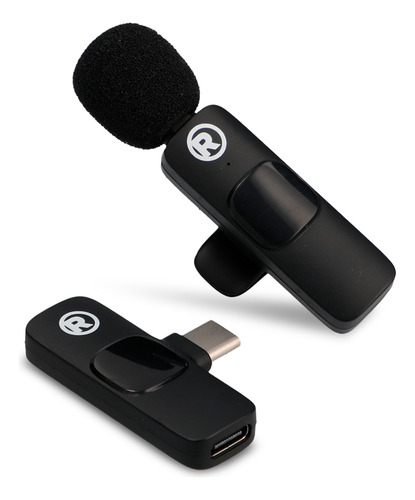 Micrófono De Solapa Inalámbrico Radioshack Color Negro
