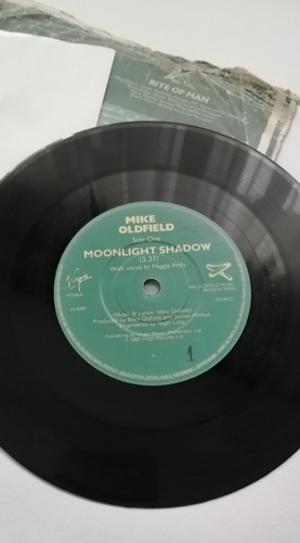 Imagen 6 de 6 de Mike Oldfield - Moonlight Shadow (vinilo 7'' Ed. U S A 1983)