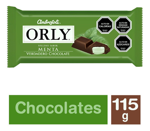 Chocolate Orly Menta 115g Ambrosoli