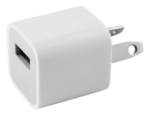 Cargador Celular Usb 5v 1a De Pared Patas Oblicuas 