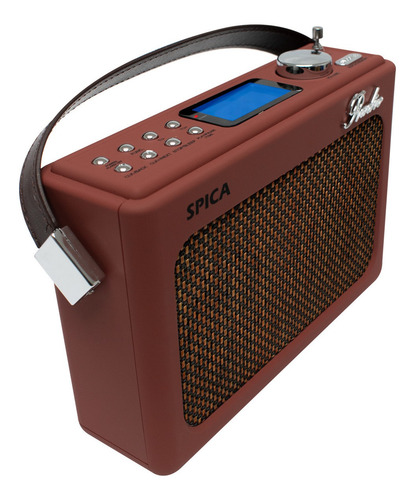 Imagen 3 de 10 de Radio Vintage Parlante Bluetooth Portatil Spica Sp-240 Am/fm