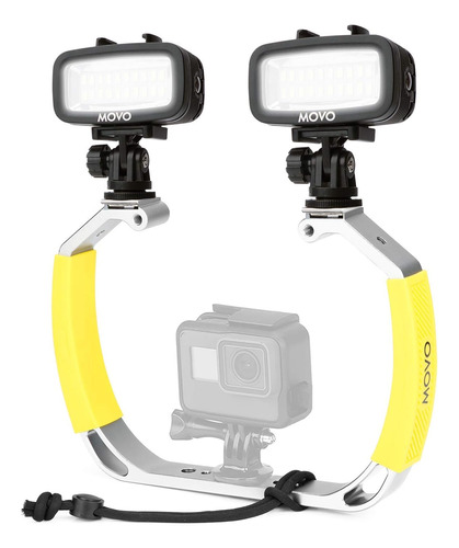 Movo Xl - Equipo De Buceo Con Luces Led Impermeables