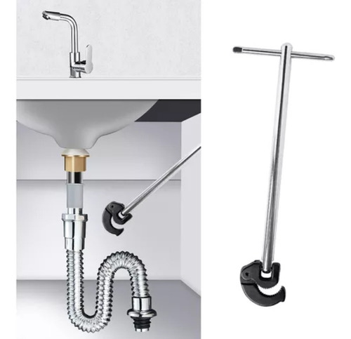 Llave De Lavabo Para Fijar Tuercas Traseras Y De Unión
