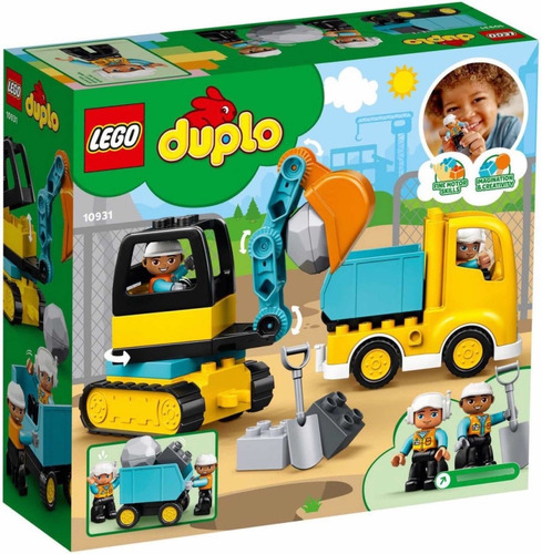 Lego Duplo Camión Y Excavadora Con Orugas 10931